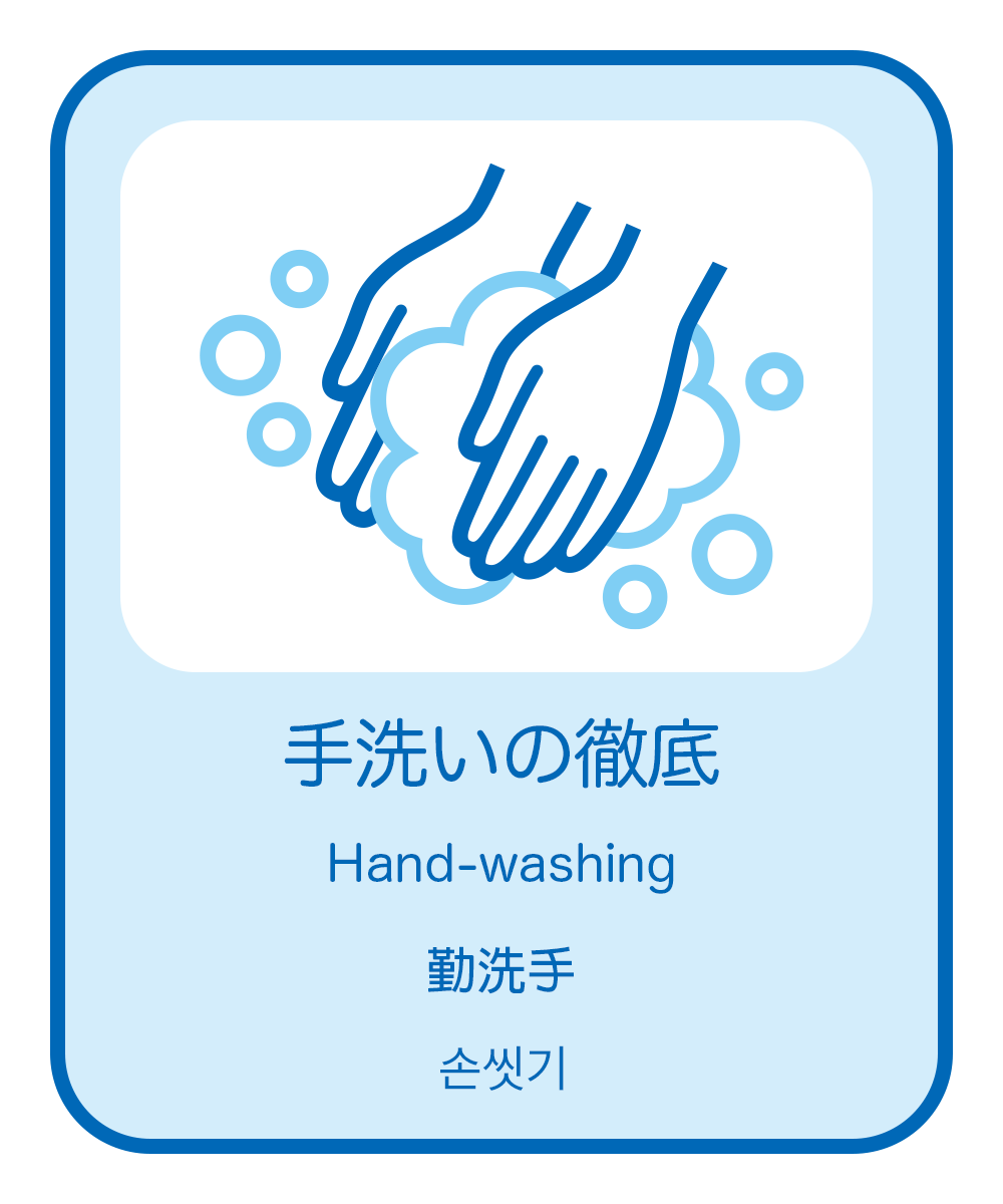 3. 手洗いの徹底